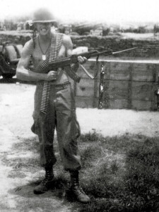 Parker With His Captured AK 47