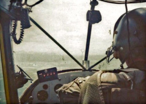 Bud’s view from the back seat of his Seahorse aircraft